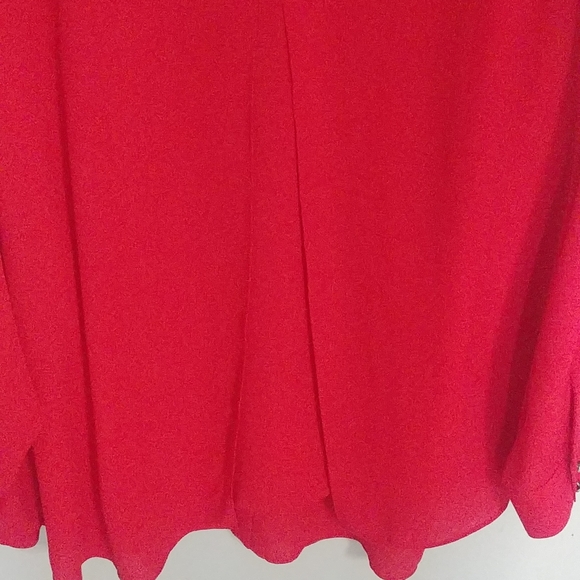 Laura Plus Ladies Button Sheer Blouse - Picture 7 of 11